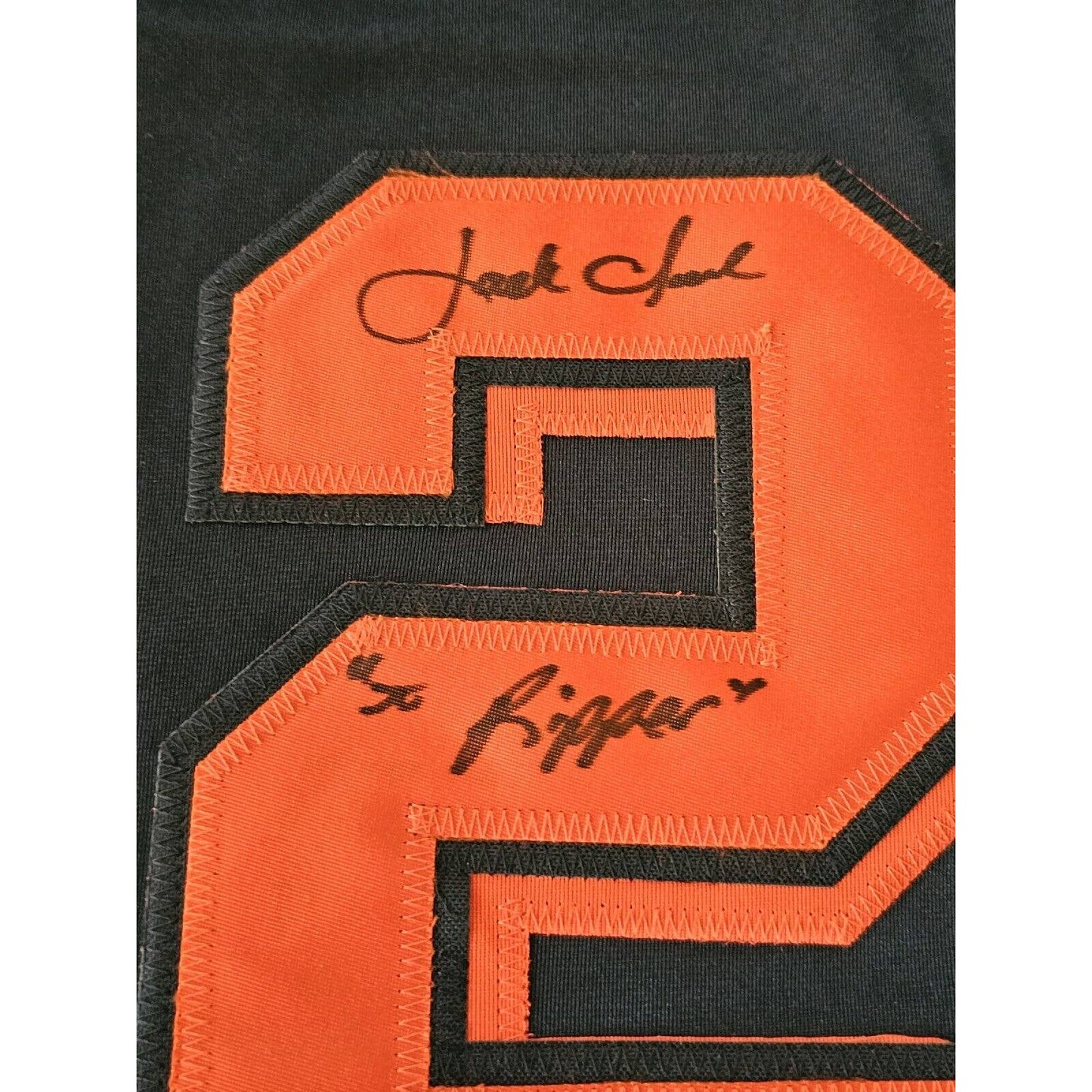 Jack Clark Autographed/Signed Jersey JSA COA San Francisco Giants Inscribed