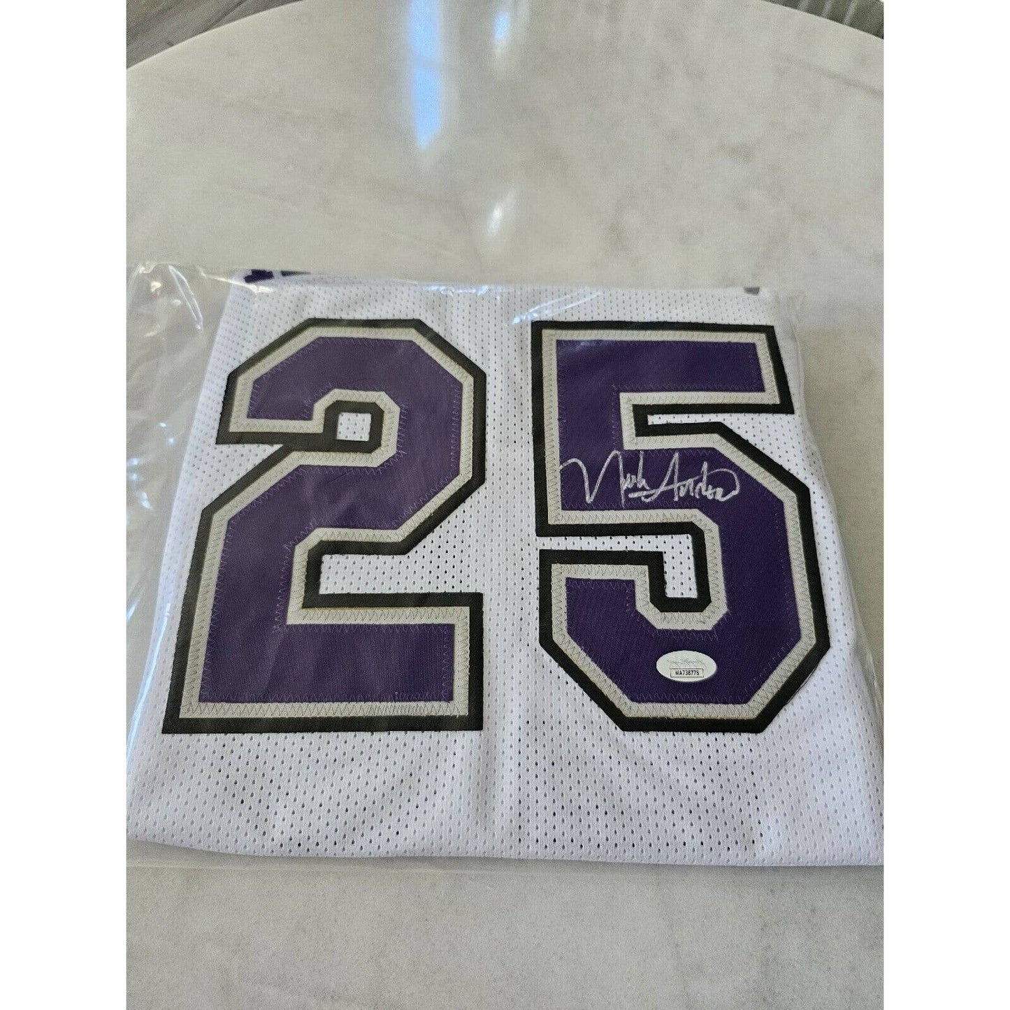 Nick Anderson Autographed/Signed Jersey JSA COA Sacramento Kings