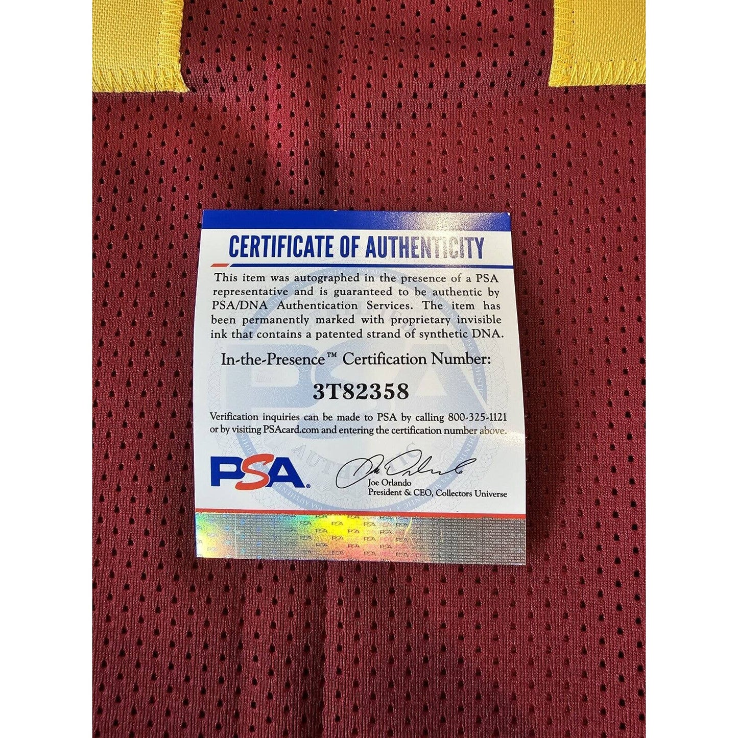 Ron Yary Autographed/Signed Jersey PSA/DNA COA USC Trojans