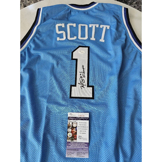 Melvin Scott Autographed/Signed Jersey JSA COA North Carolina Tarheels