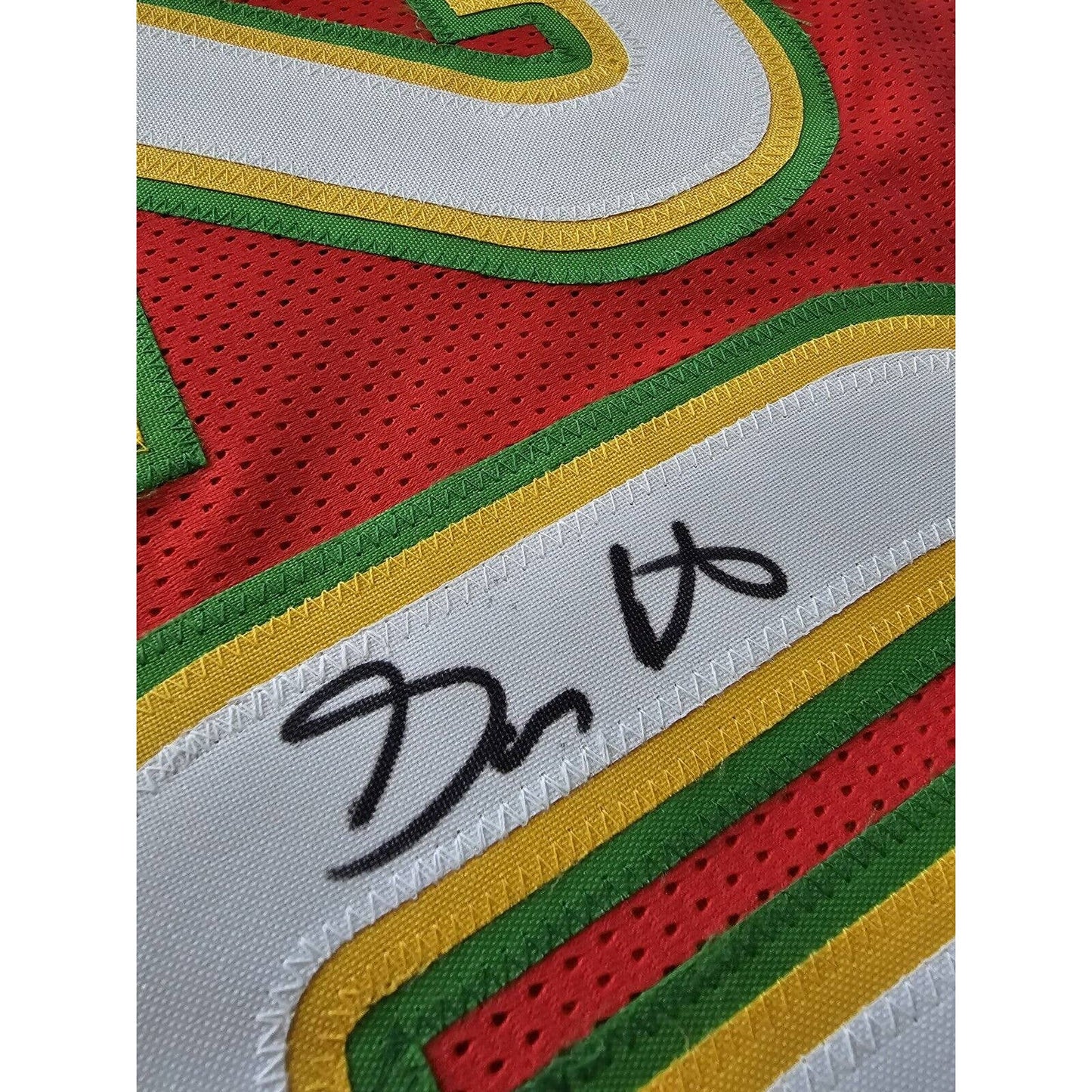Gary Payton Autographed/Signed Jersey JSA COA Seattle Supersonics