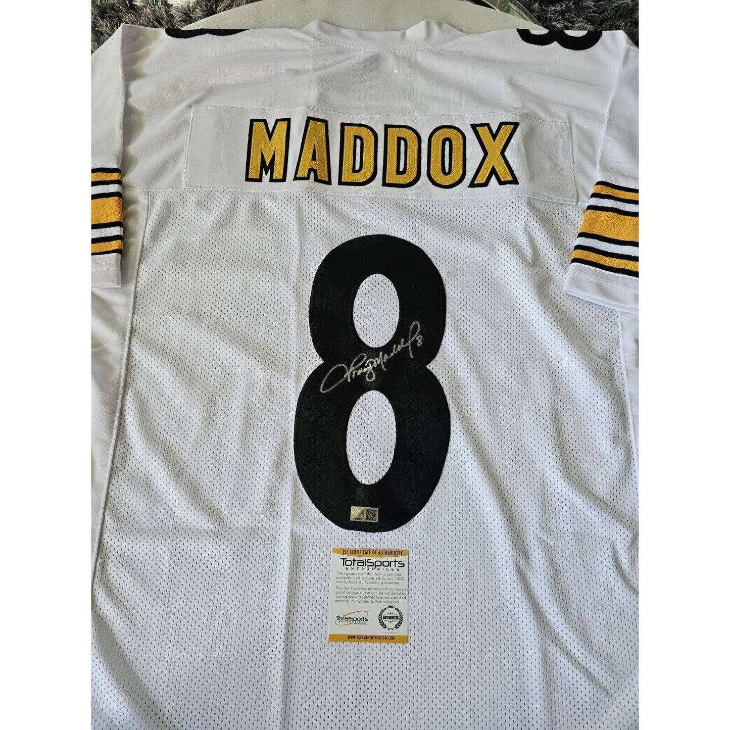 Tommy Maddox Autographed/Signed Jersey TSE COA Pittsburgh Steelers