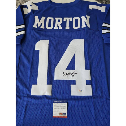 Craig Morton Autographed/Signed Jersey PSA/DNA COA Dallas Cowboys