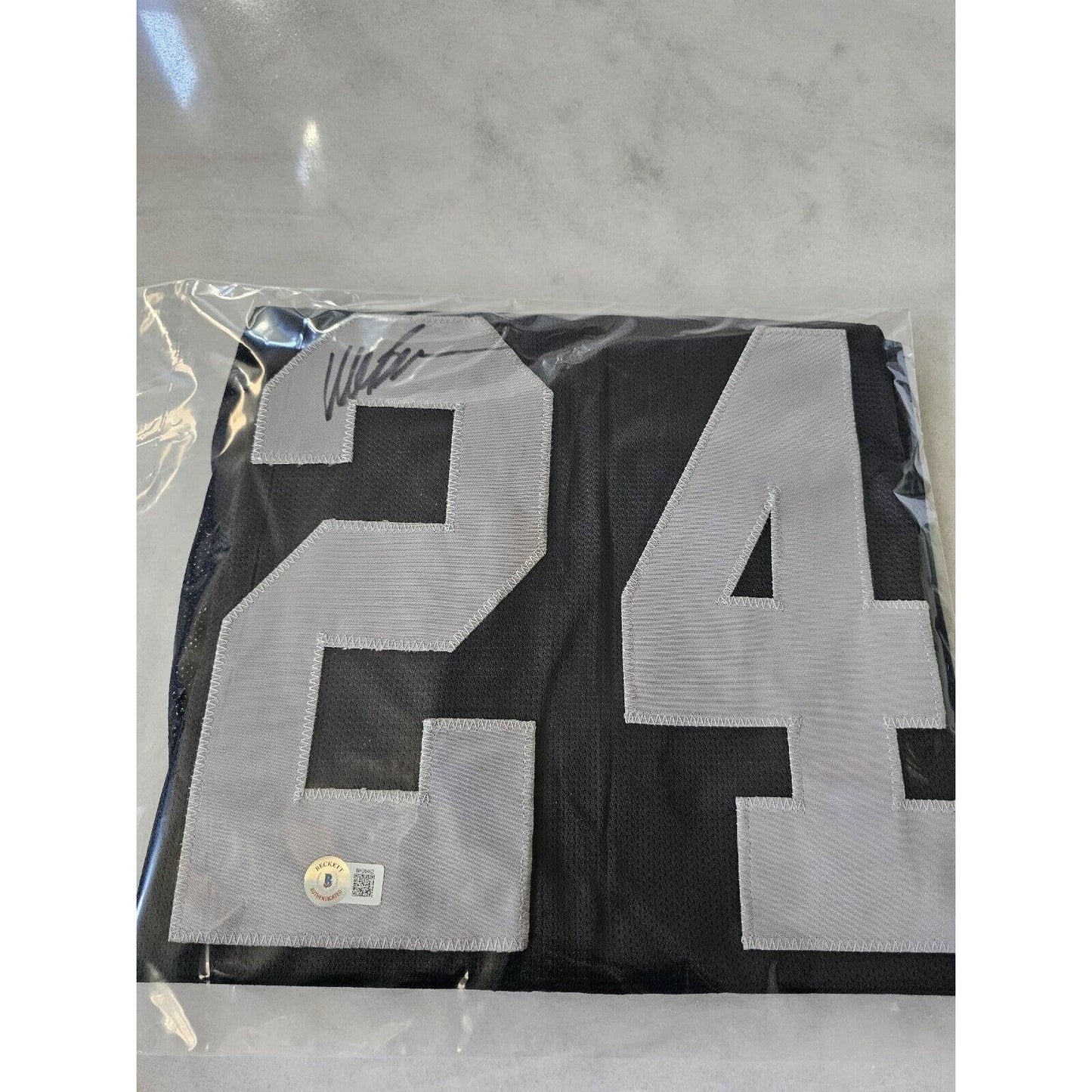 Willie Brown Autographed/Signed Jersey Beckett COA Los Angeles Raiders Las Vegas