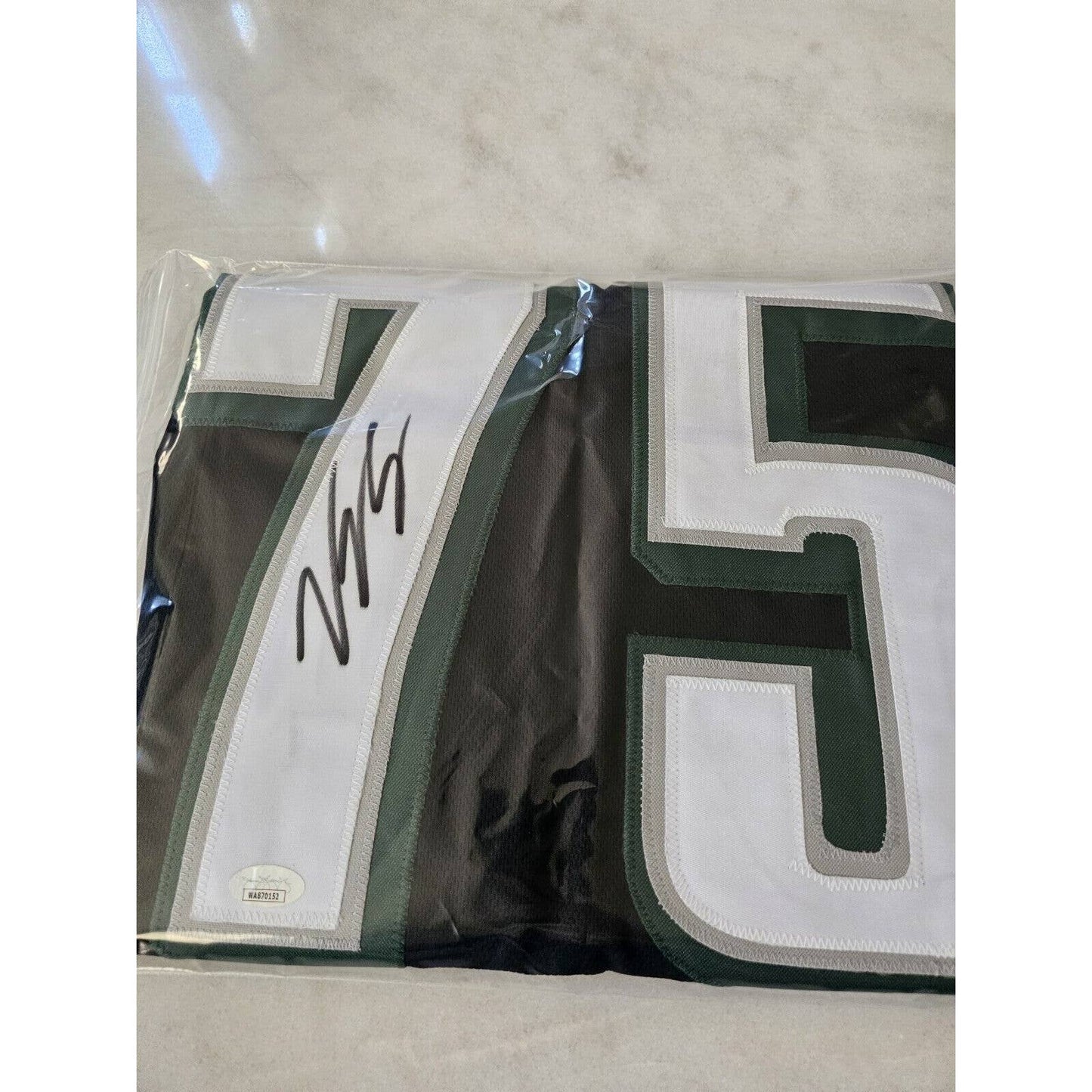 Vinny Curry Autographed/Signed Jersey JSA COA Philadelphia Eagles