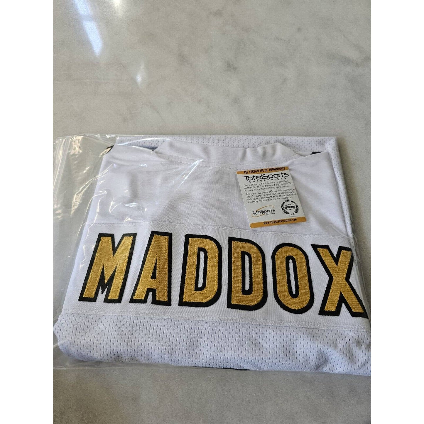Tommy Maddox Autographed/Signed Jersey TSE COA Pittsburgh Steelers
