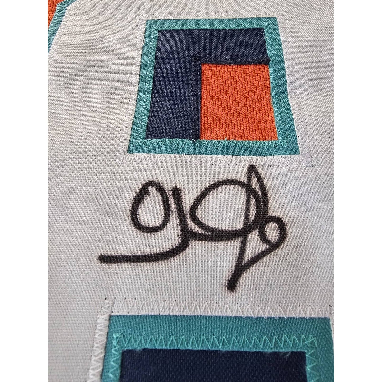 OJ McDuffie Autographed/Signed Jersey JSA Sticker Miami Dolphins O.J.