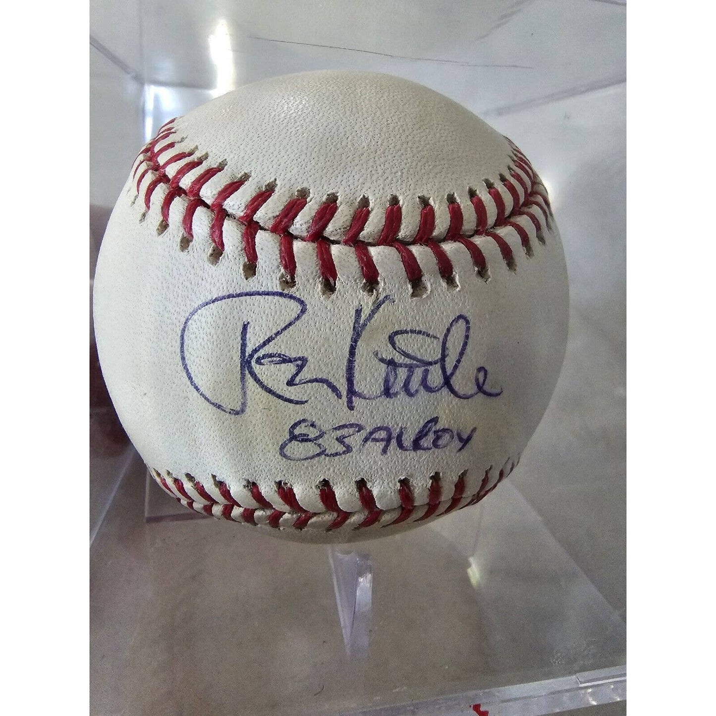 Ron Kittle Autographed/Signed Baseball TRISTAR 83 AL ROY