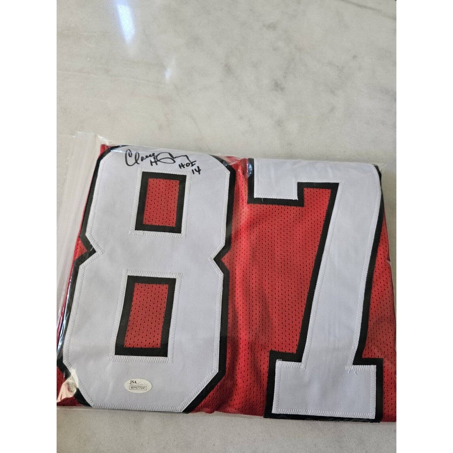 Claude Humphrey Autographed/Signed Jersey JSA Atlanta Falcons HOF 14