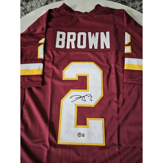 Dyami Brown Autographed/Signed Jersey Beckett Washington Commanders