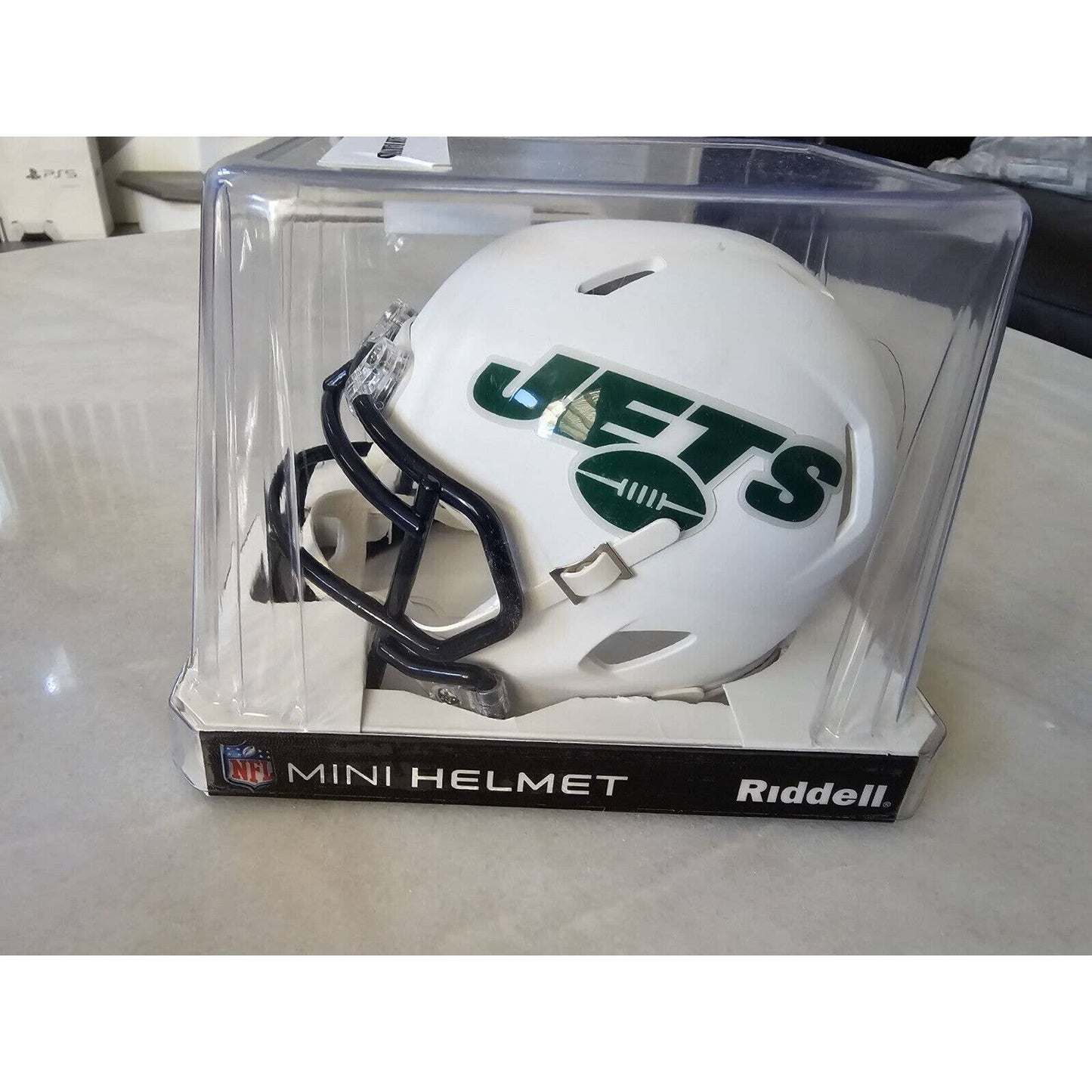 Sam Darnold Autographed/Signed Mini Helmet FANATICS New York Jets Flat White