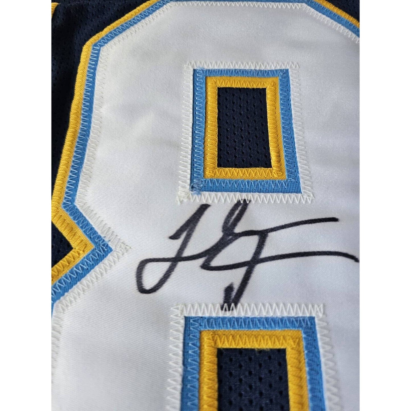 Thomas Davis Sr Autographed/Signed Jersey JSA COA San Diego Chargers Los Angeles