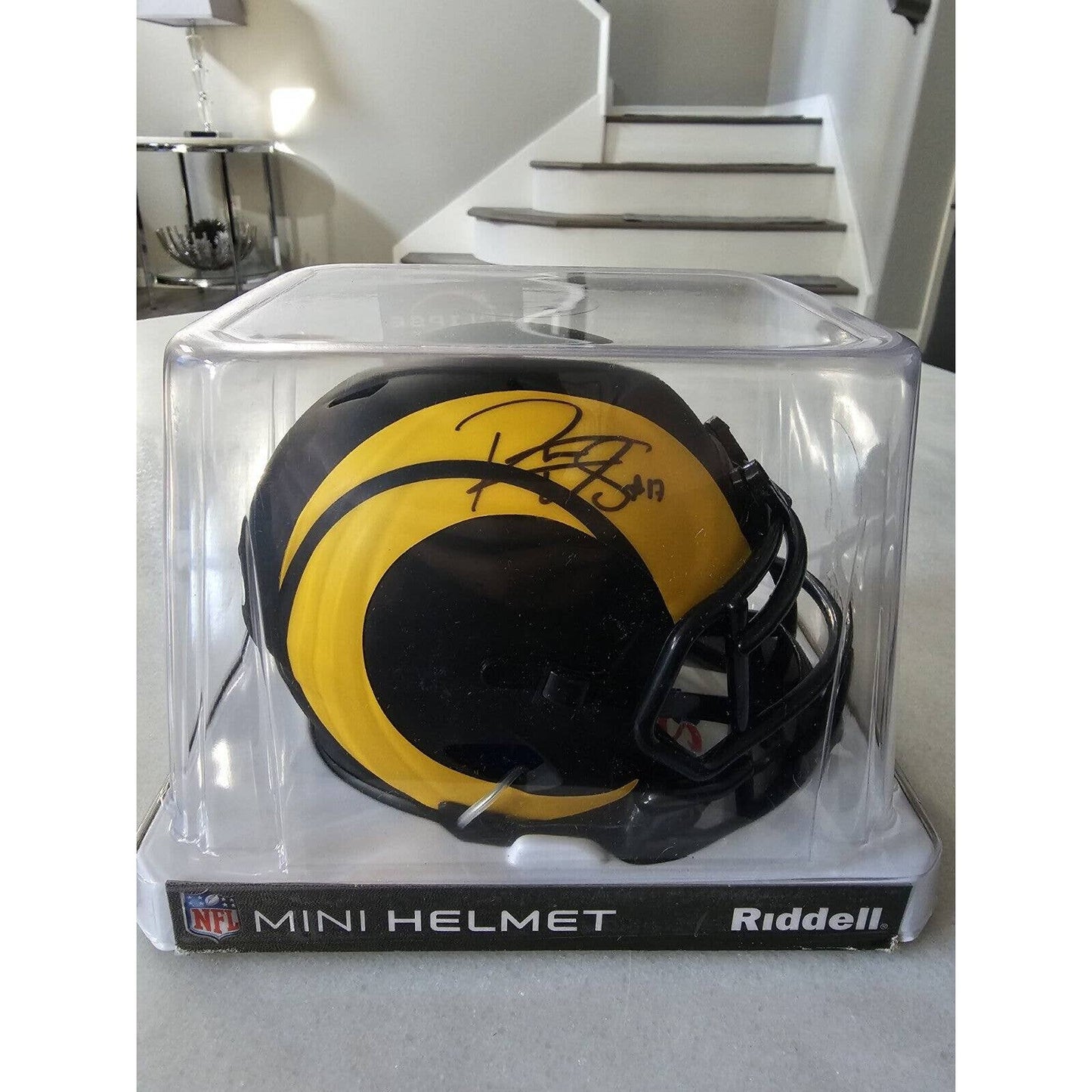 Robert Woods Autographed/Signed Mini Helmet PSA/DNA COA Los Angeles Rams Eclipse