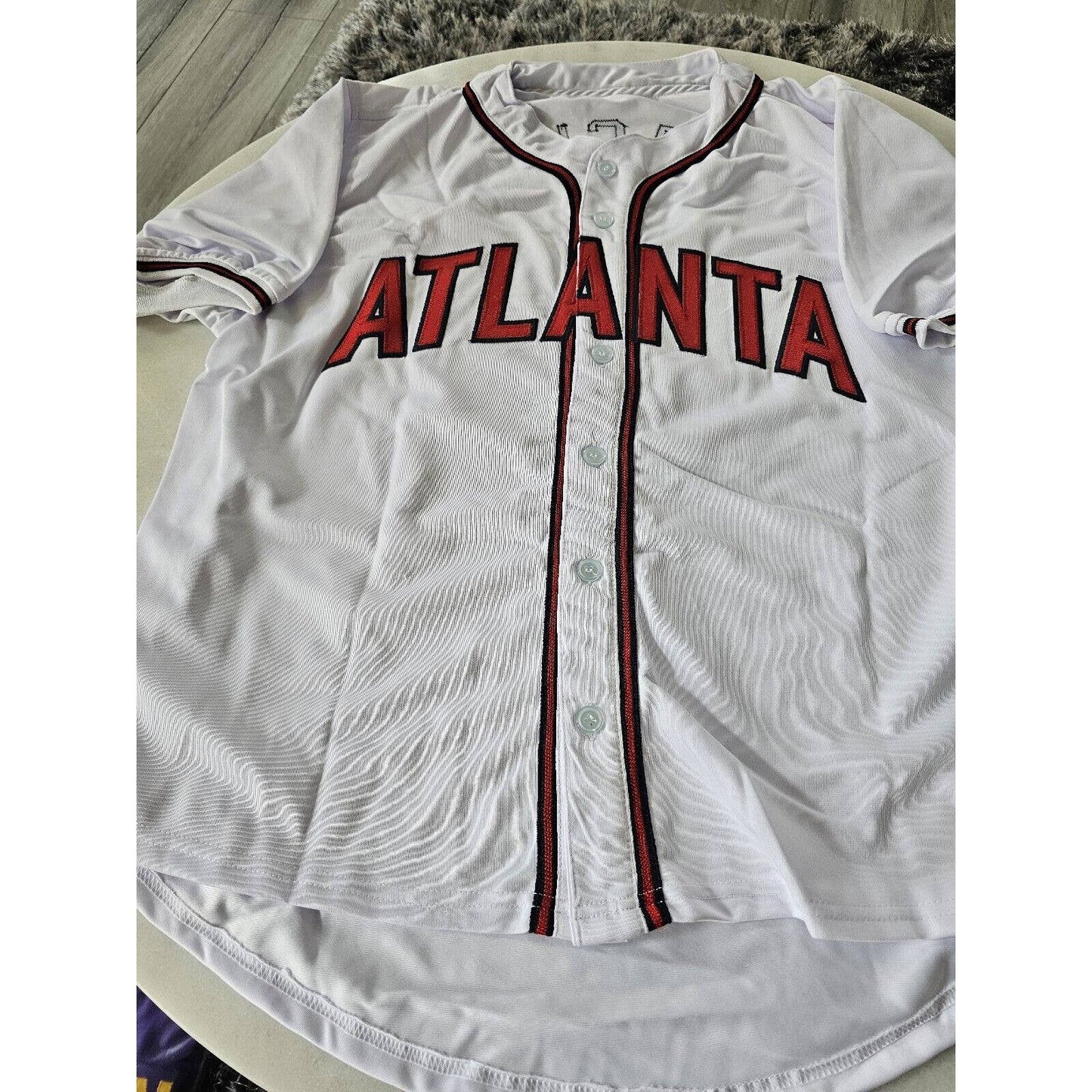 Christian Pache Autographed/Signed Jersey Beckett COA Atlanta Braves