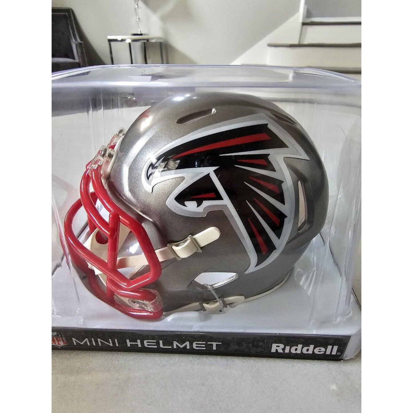 Kyle Pitts Autographed/Signed Mini Helmet Beckett Atlanta Falcons Flash