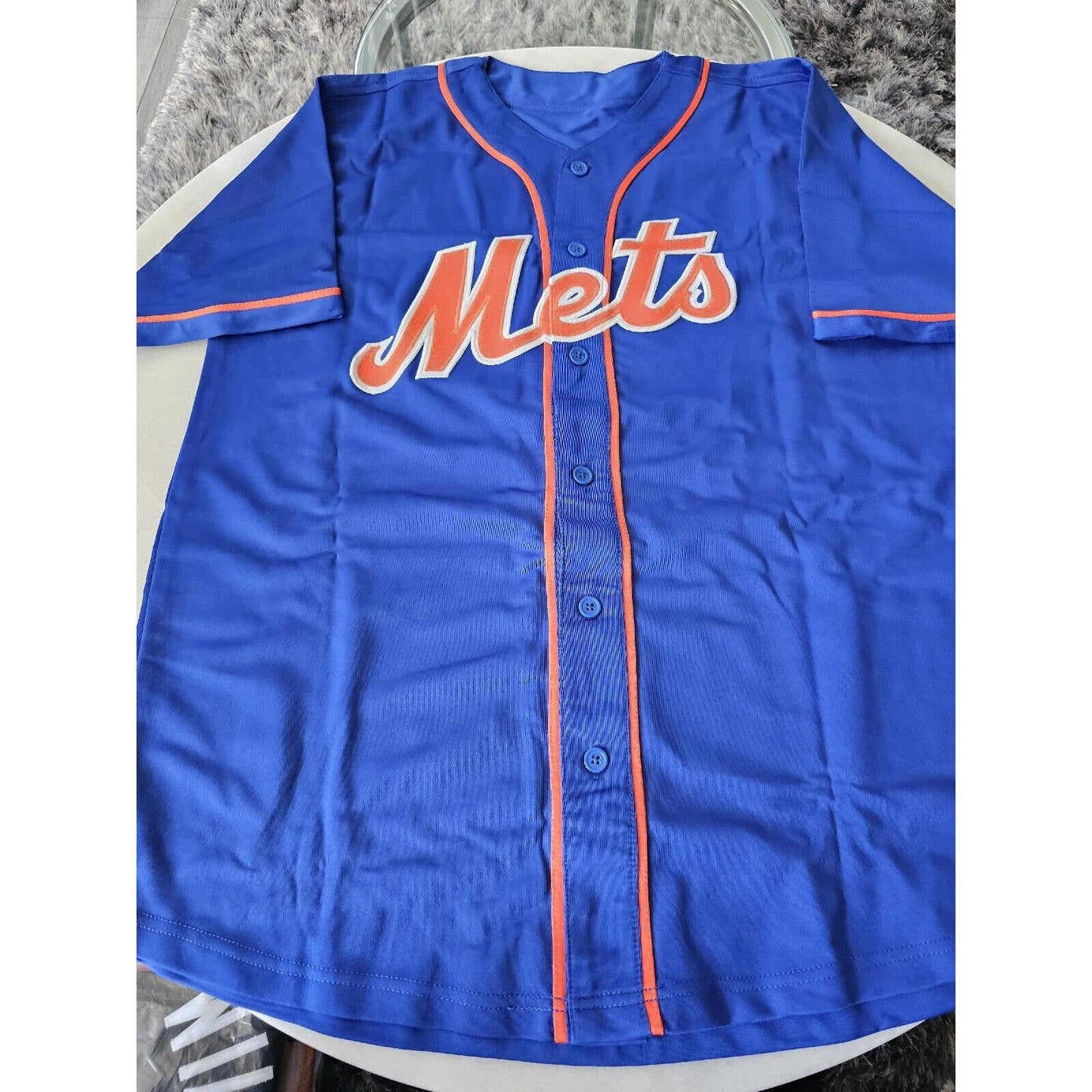 Lenny Dykstra Autographed/Signed Jersey JSA COA New York Mets