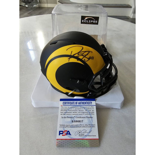 Robert Woods Autographed/Signed Mini Helmet PSA/DNA COA Los Angeles Rams Eclipse