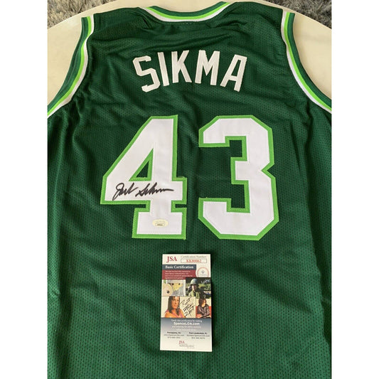 Jack Sikma Autographed/Signed Jersey JSA COA Milwaukee Bucks