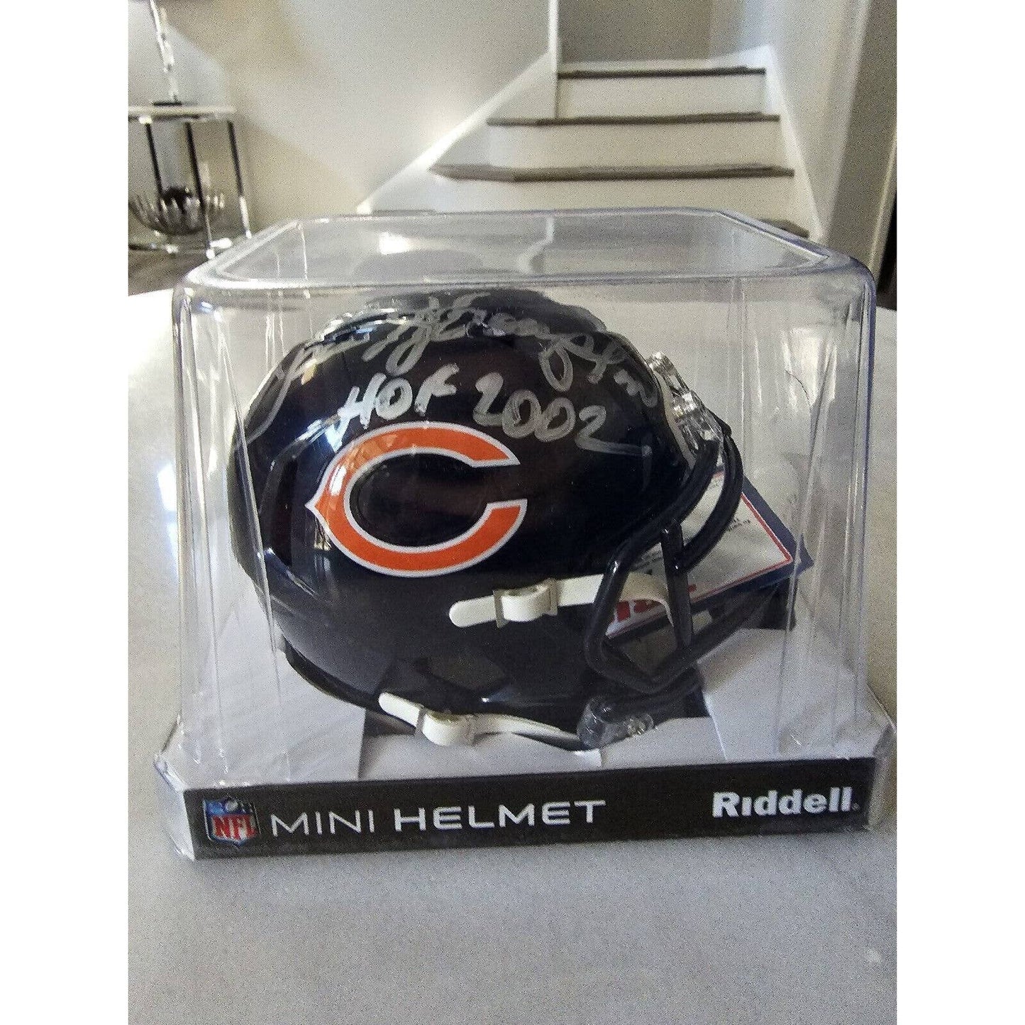Dan Hampton Autographed/Signed Mini Helmet TRISTAR Chicago Bears HOF