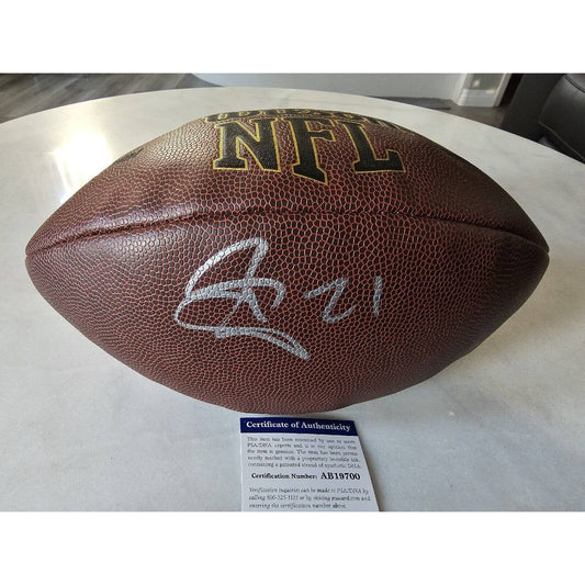 Patrick Peterson Autographed/Signed Football PSA/DNA Arizona Cardinals Vikings