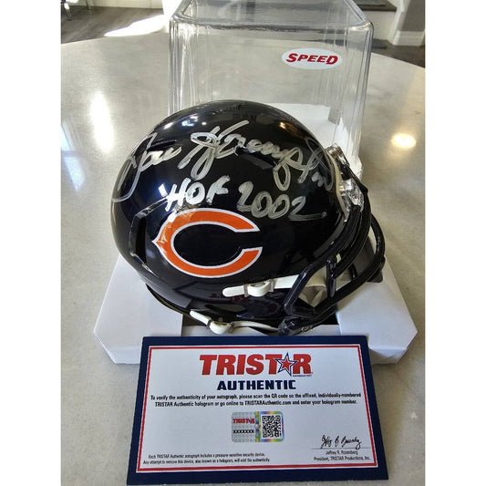 Dan Hampton Autographed/Signed Mini Helmet TRISTAR Chicago Bears HOF