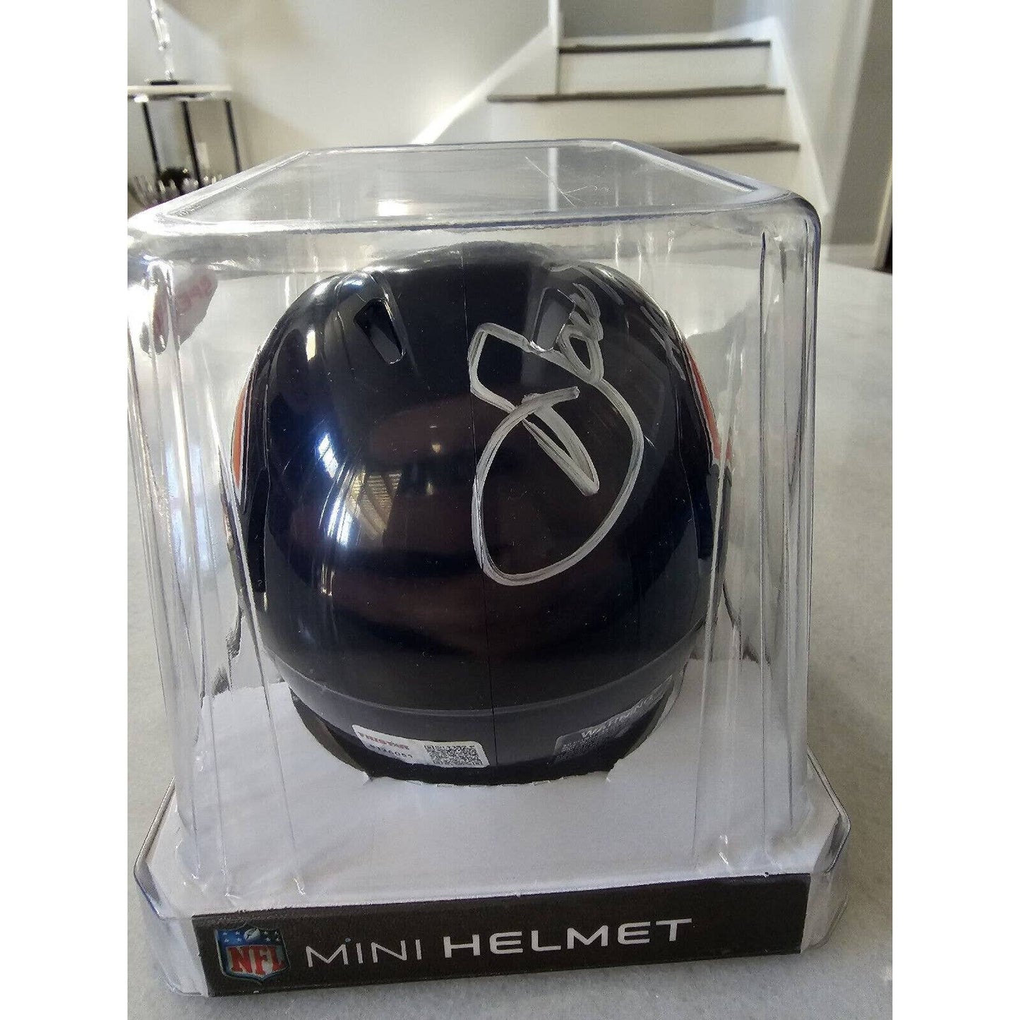 Dan Hampton Autographed/Signed Mini Helmet TRISTAR Chicago Bears HOF