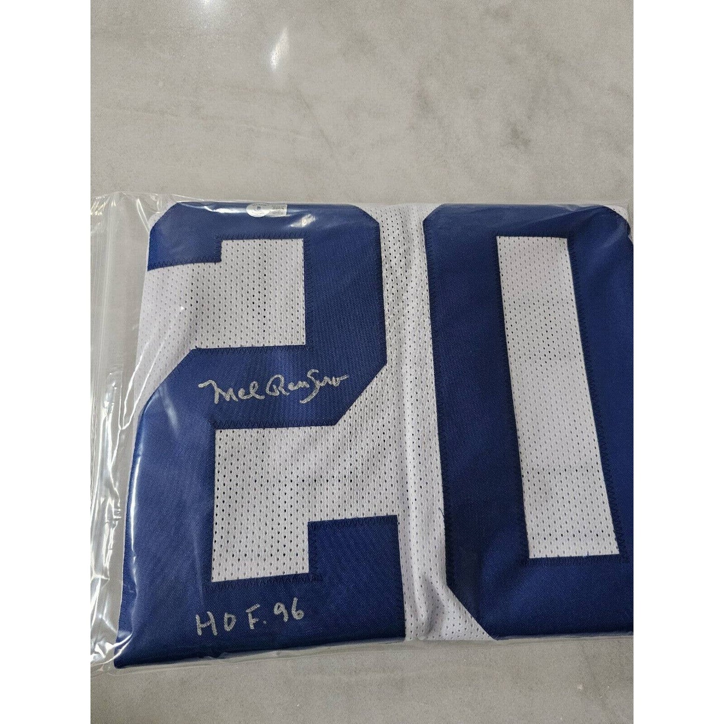 Mel Renfro Autographed/Signed Jersey Dallas Cowboys HOF