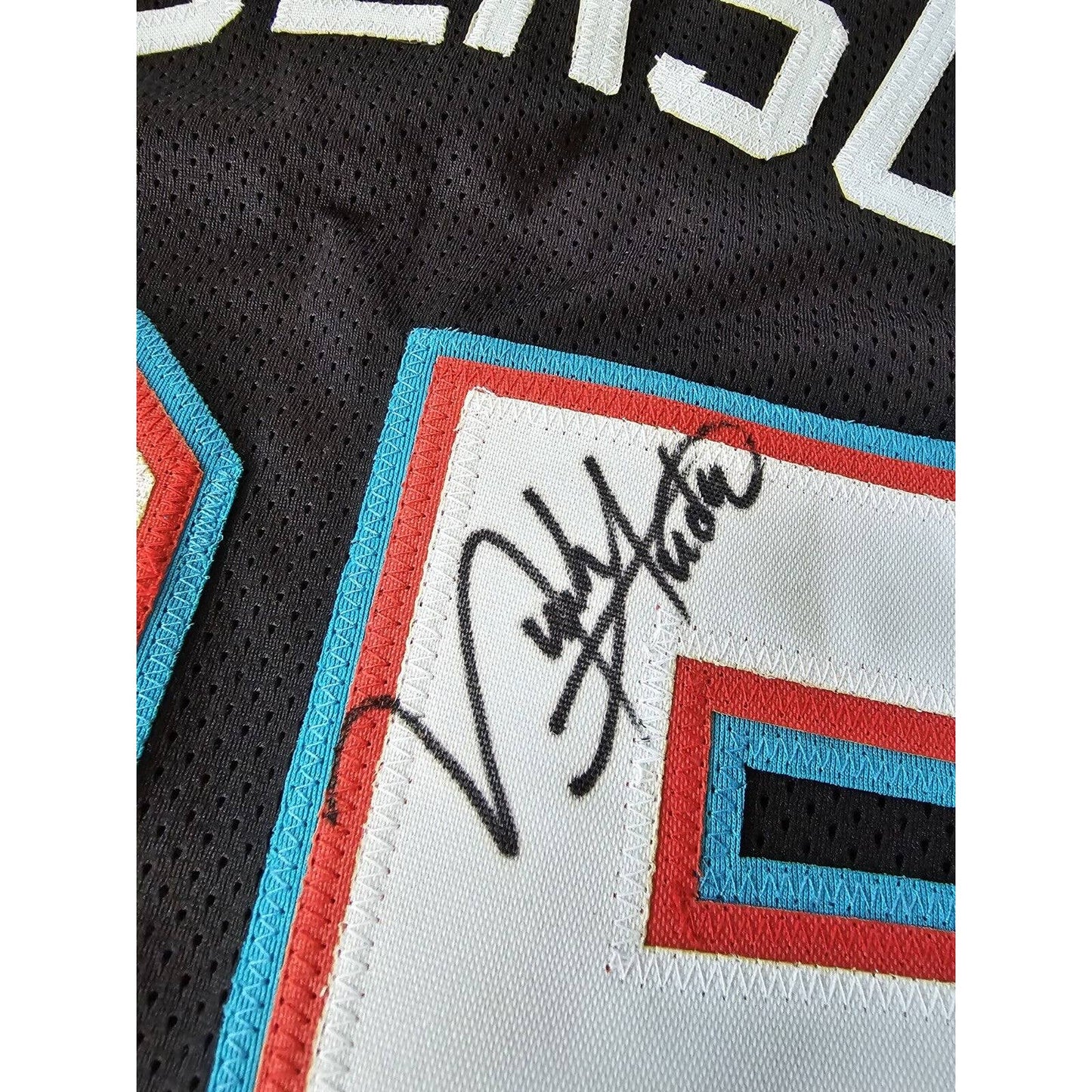 Nick Anderson Autographed/Signed Jersey JSA COA Memphis Grizzlies