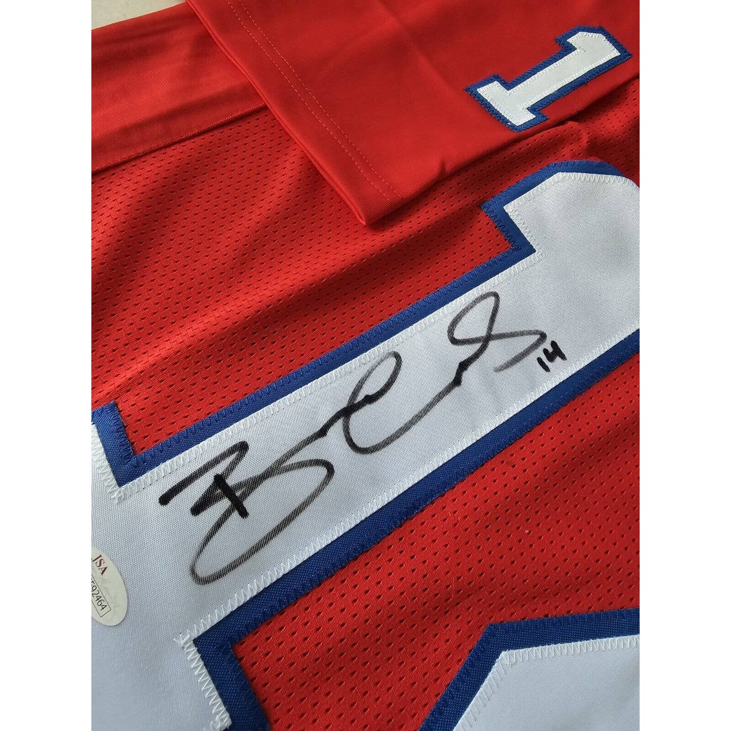 Brandin Cooks Autographed/Signed Jersey JSA COA New England Patriots