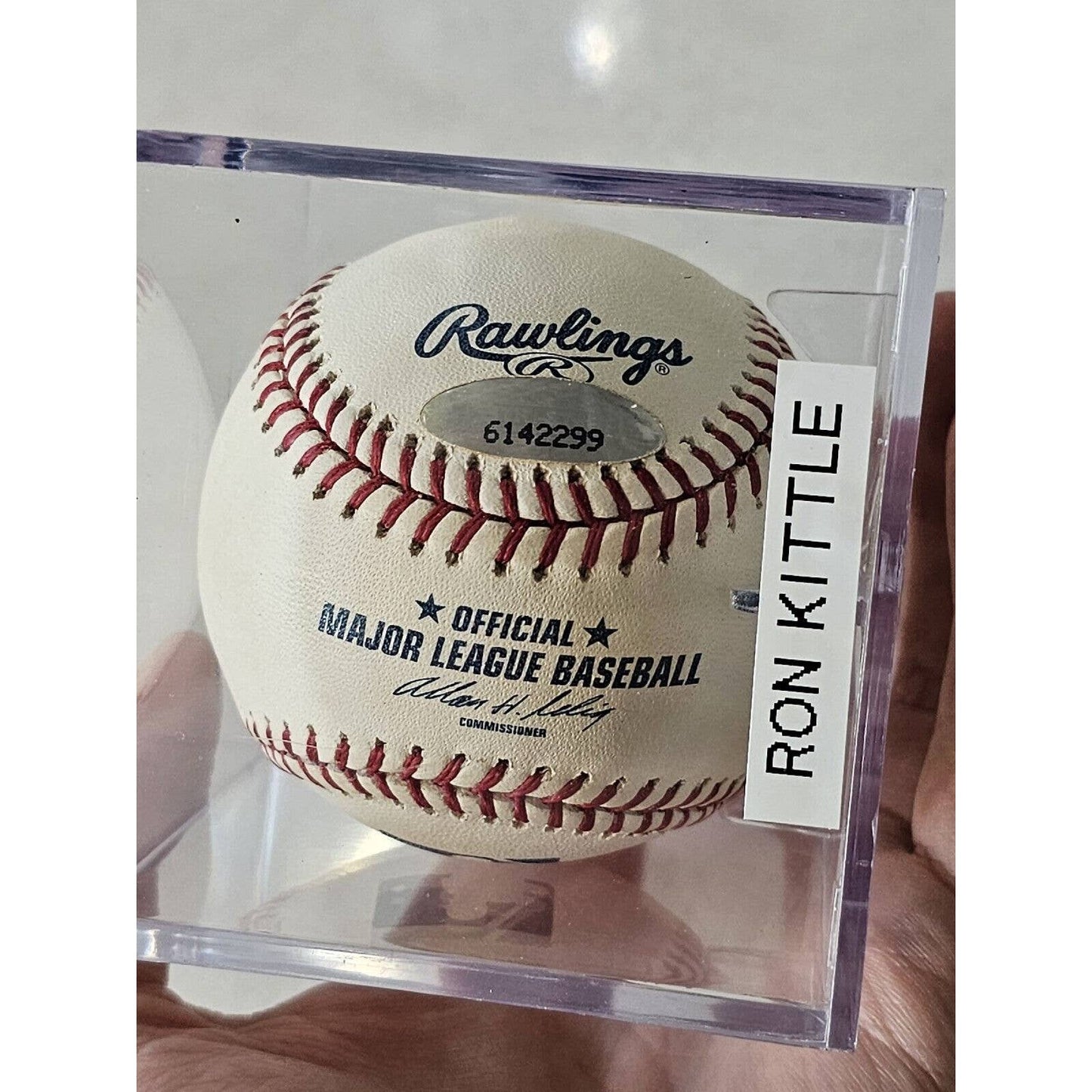 Ron Kittle Autographed/Signed Baseball TRISTAR 83 AL ROY