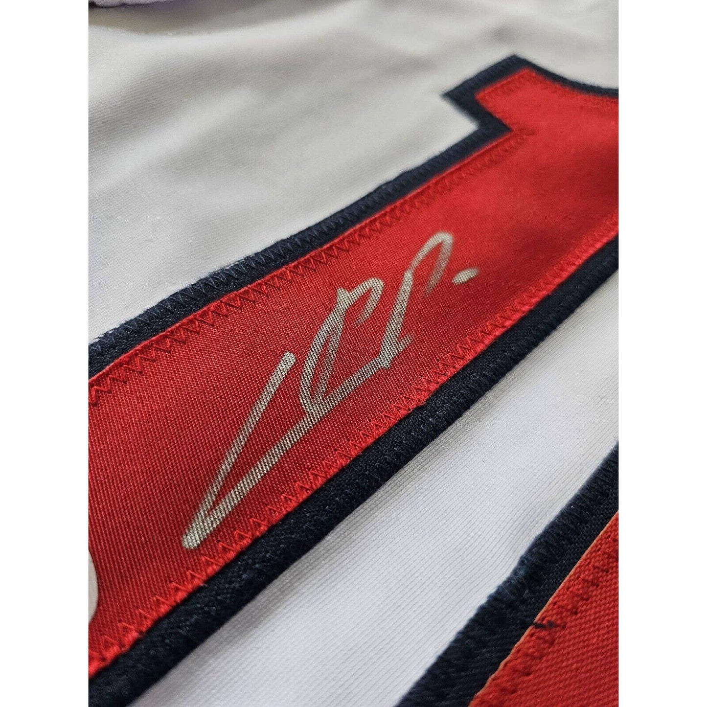 Christian Pache Autographed/Signed Jersey Beckett COA Atlanta Braves