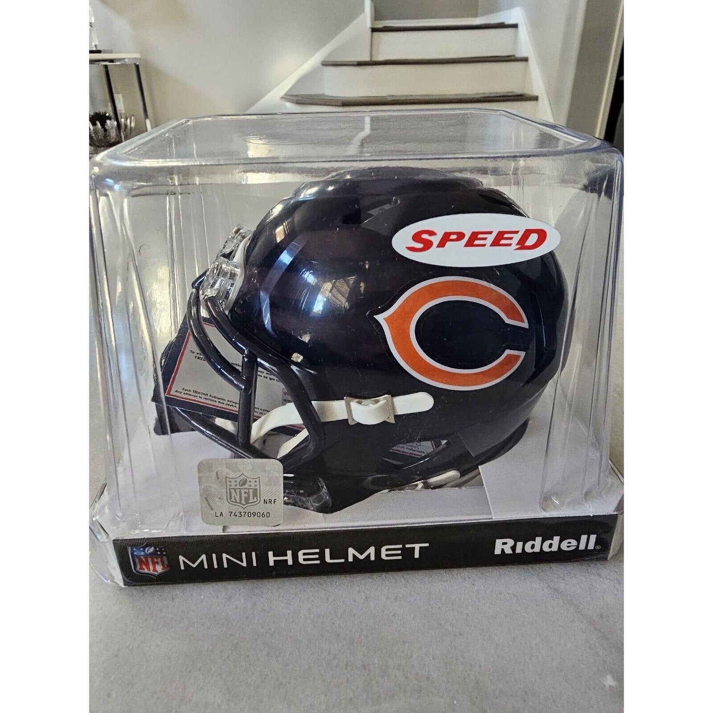 Dan Hampton Autographed/Signed Mini Helmet TRISTAR Chicago Bears HOF