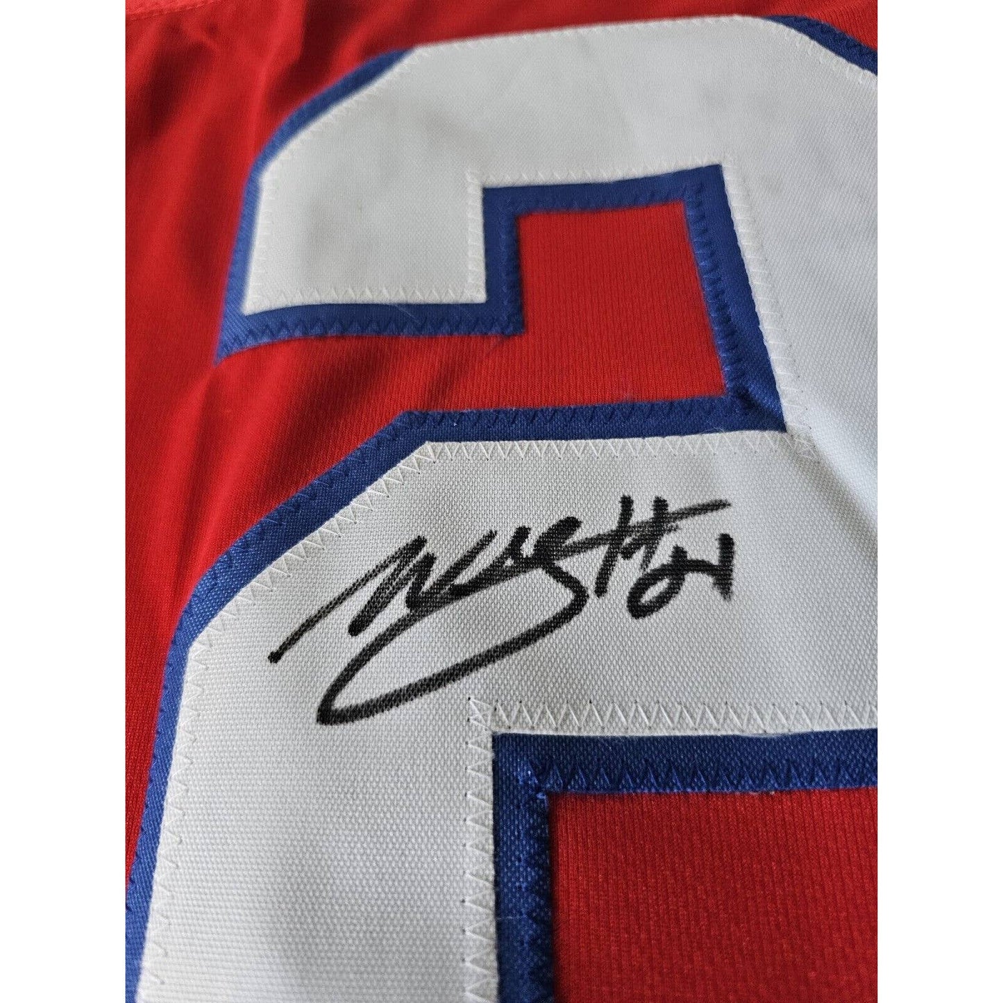 Willis Mcgahee Autographed/Signed Jersey JSA Sticker Buffalo Bills