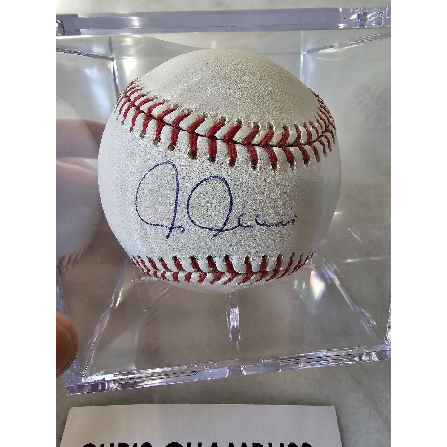 Chris Chambliss Autographed/Signed Baseball TRISTAR