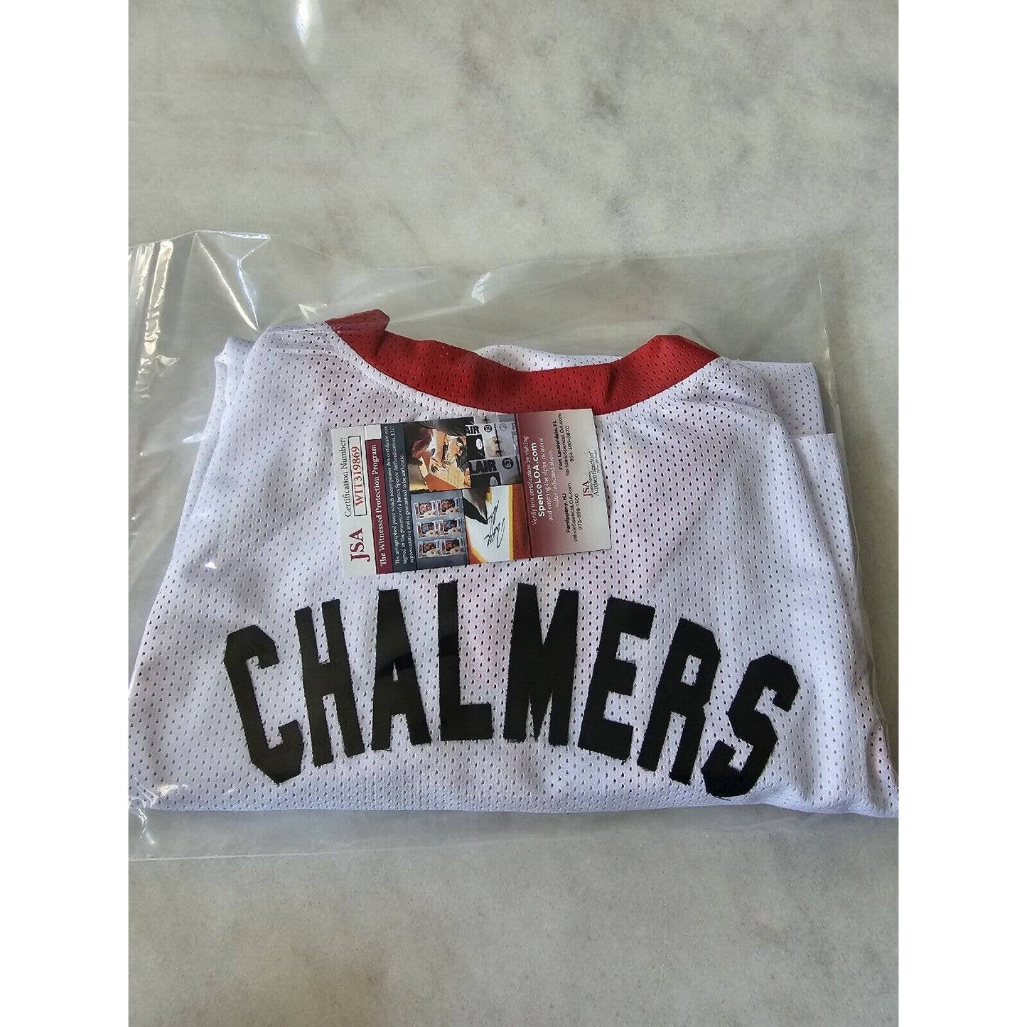 Mario Chalmers Autographed/Signed Jersey JSA COA Miami Heat