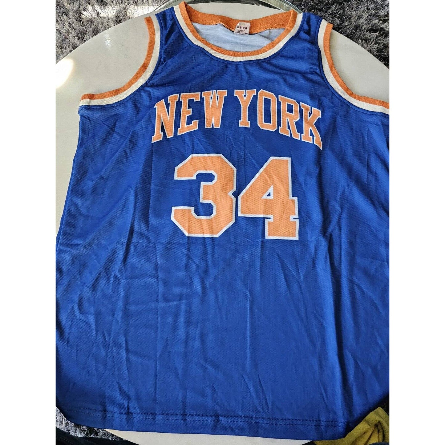 Charles Oakley Autographed/Signed Jersey New York Knicks Legend