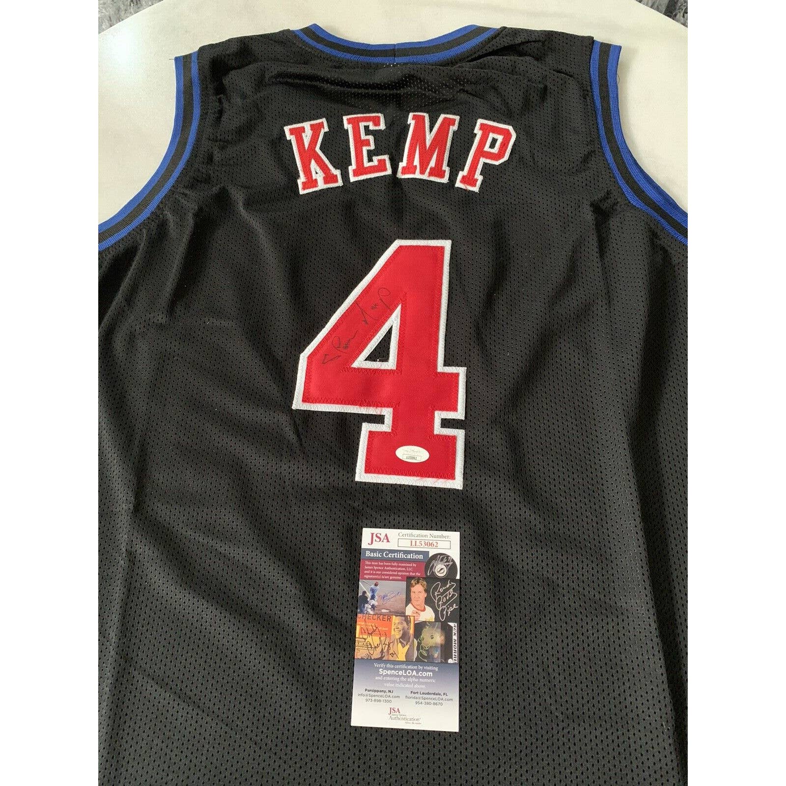 Shawn Kemp Autographed/Signed Jersey JSA COA Cleveland Cavaliers - TreasuresEvolved