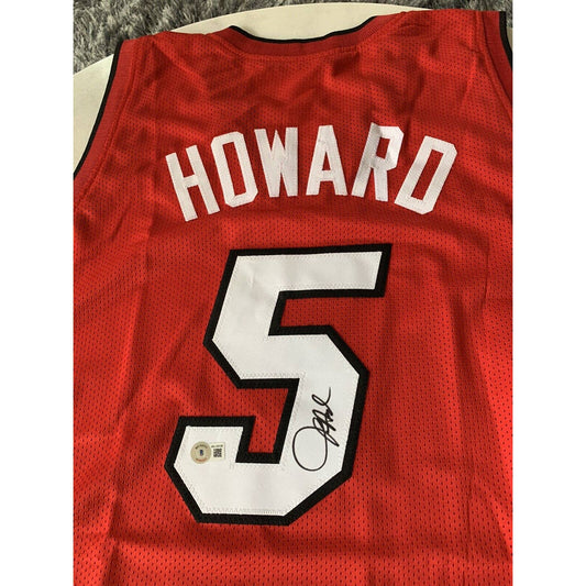 Juwan Howard Autographed/Signed Jersey Beckett Sticker Miami Heat - TreasuresEvolved