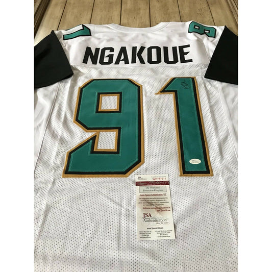 Yannick Ngakoue Autographed/Signed Jersey JSA COA Jacksonville Jaguars - TreasuresEvolved