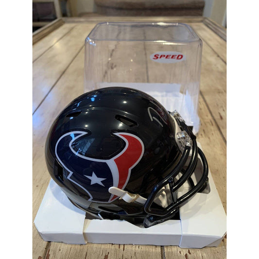 Deshaun Watson Autographed/Signed Mini Helmet Holo Houston Texans Clemson C - TreasuresEvolved