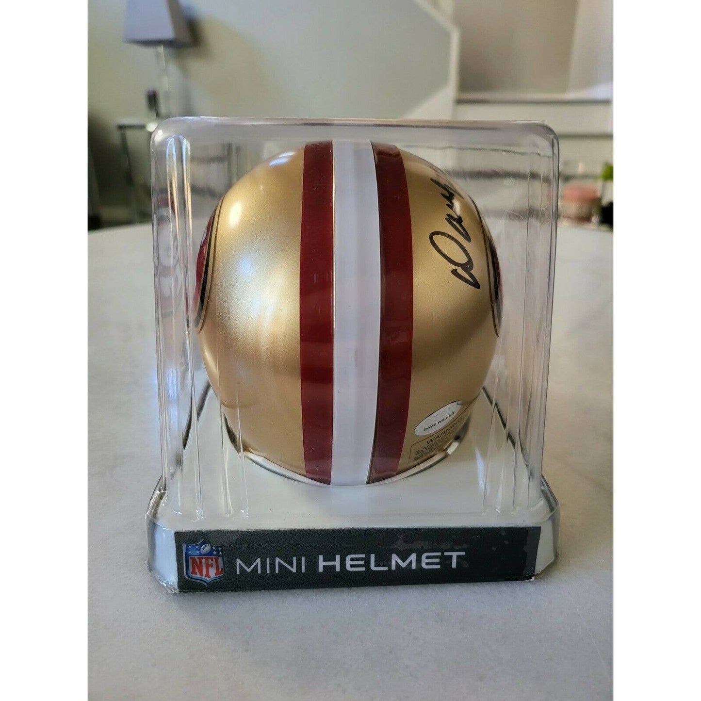 Dave Wilcox Autographed/Signed Mini Helmet San Francisco 49ers C - TreasuresEvolved