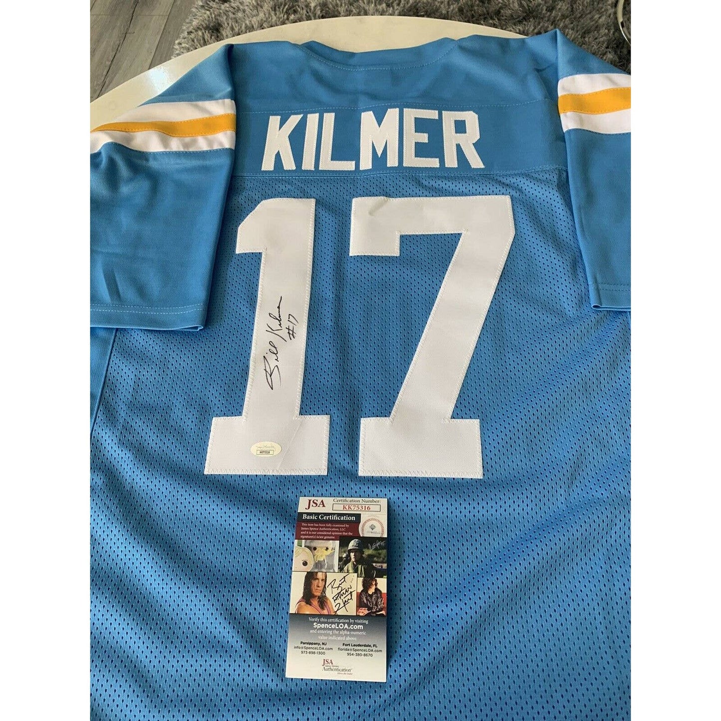 Billy Kilmer Autographed/Signed Jersey JSA COA UCLA Bruins - TreasuresEvolved