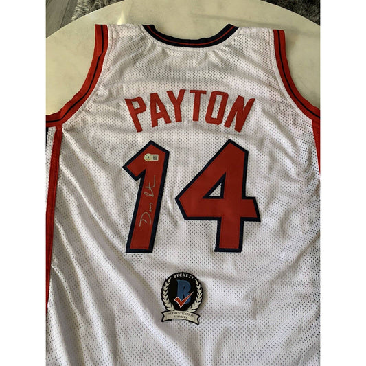 Gary Payton Autographed/Signed Jersey Beckett COA Team USA - TreasuresEvolved