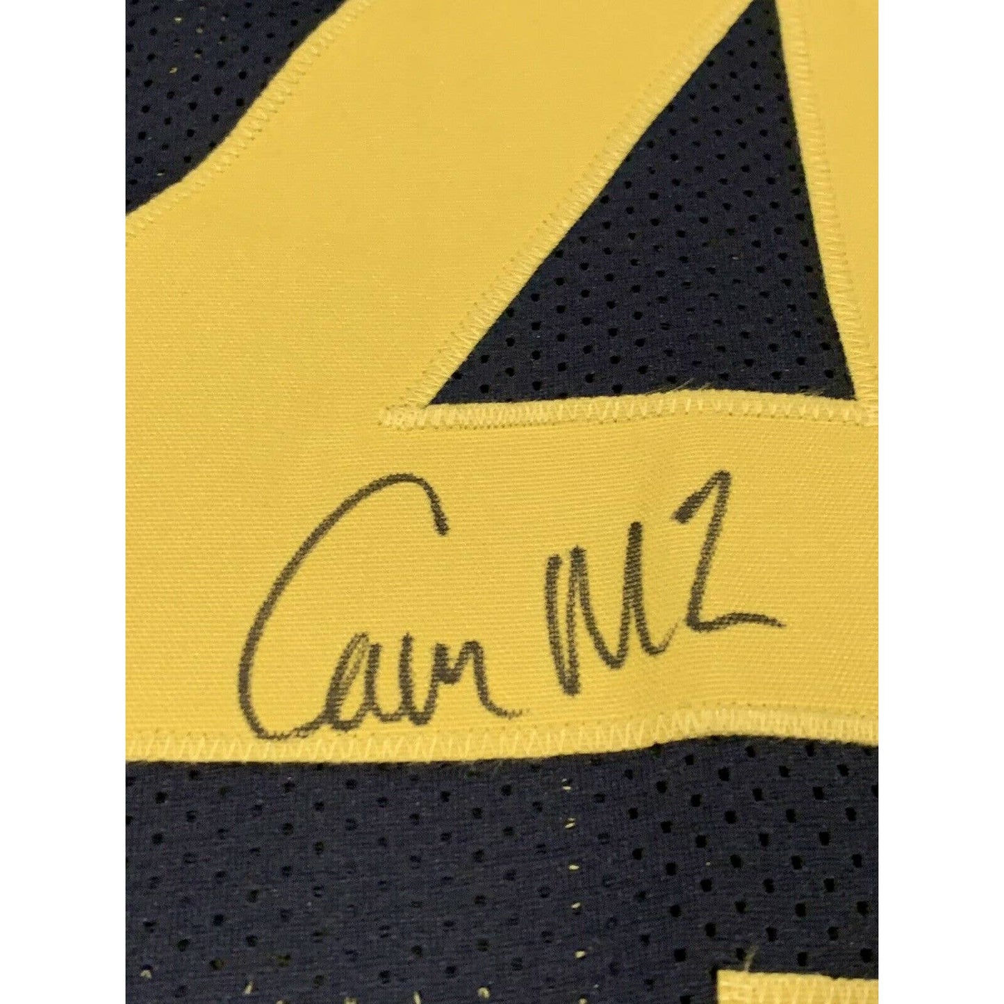 Cameron McGrone Autographed/Signed Jersey Beckett COA Michigan Wolverines - TreasuresEvolved
