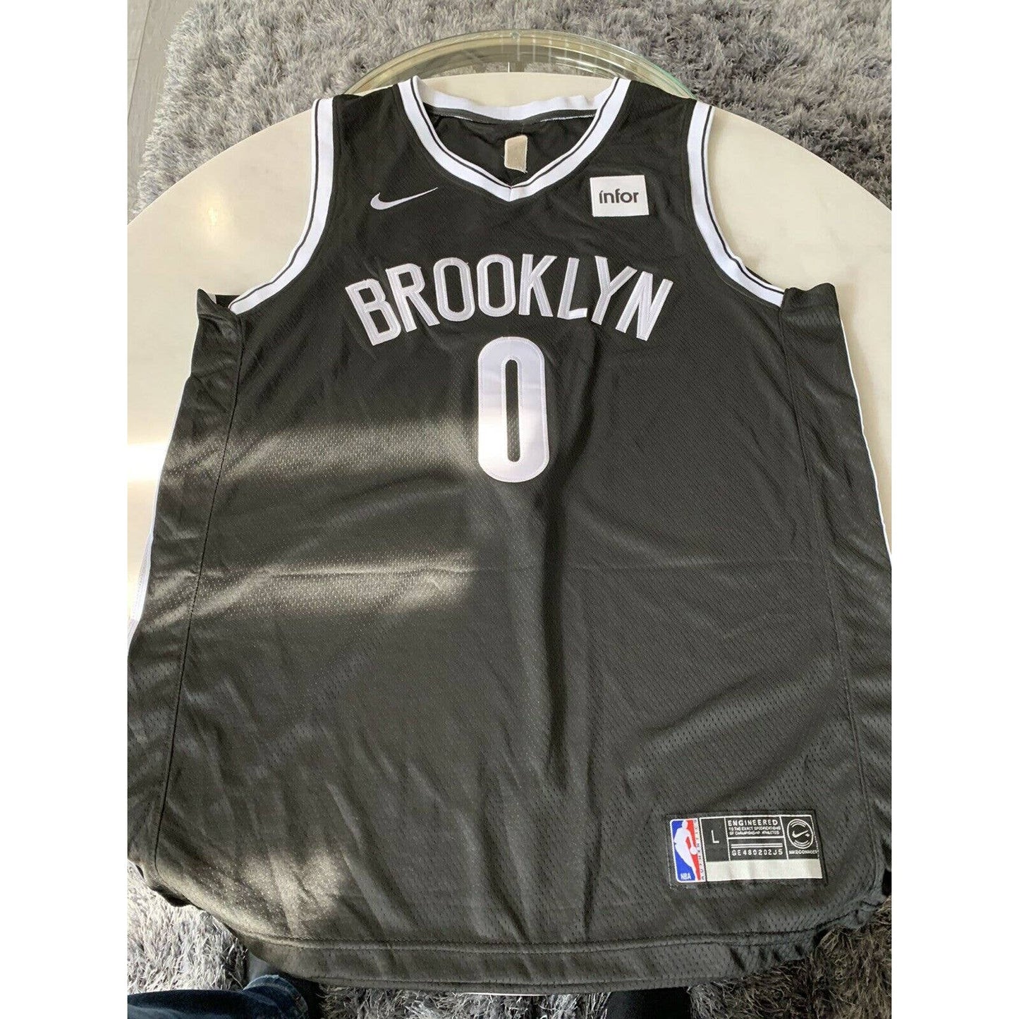 Jeremiah Martin Autographed/Signed Jersey JSA COA Brooklyn Nets - TreasuresEvolved