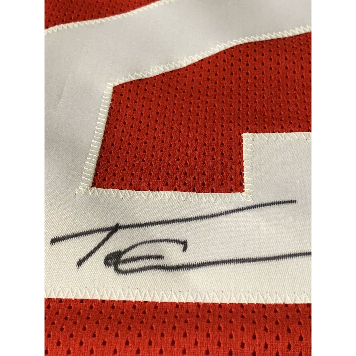 Tevin Coleman Autographed/Signed Jersey LEAF COA Atlanta Falcons - TreasuresEvolved