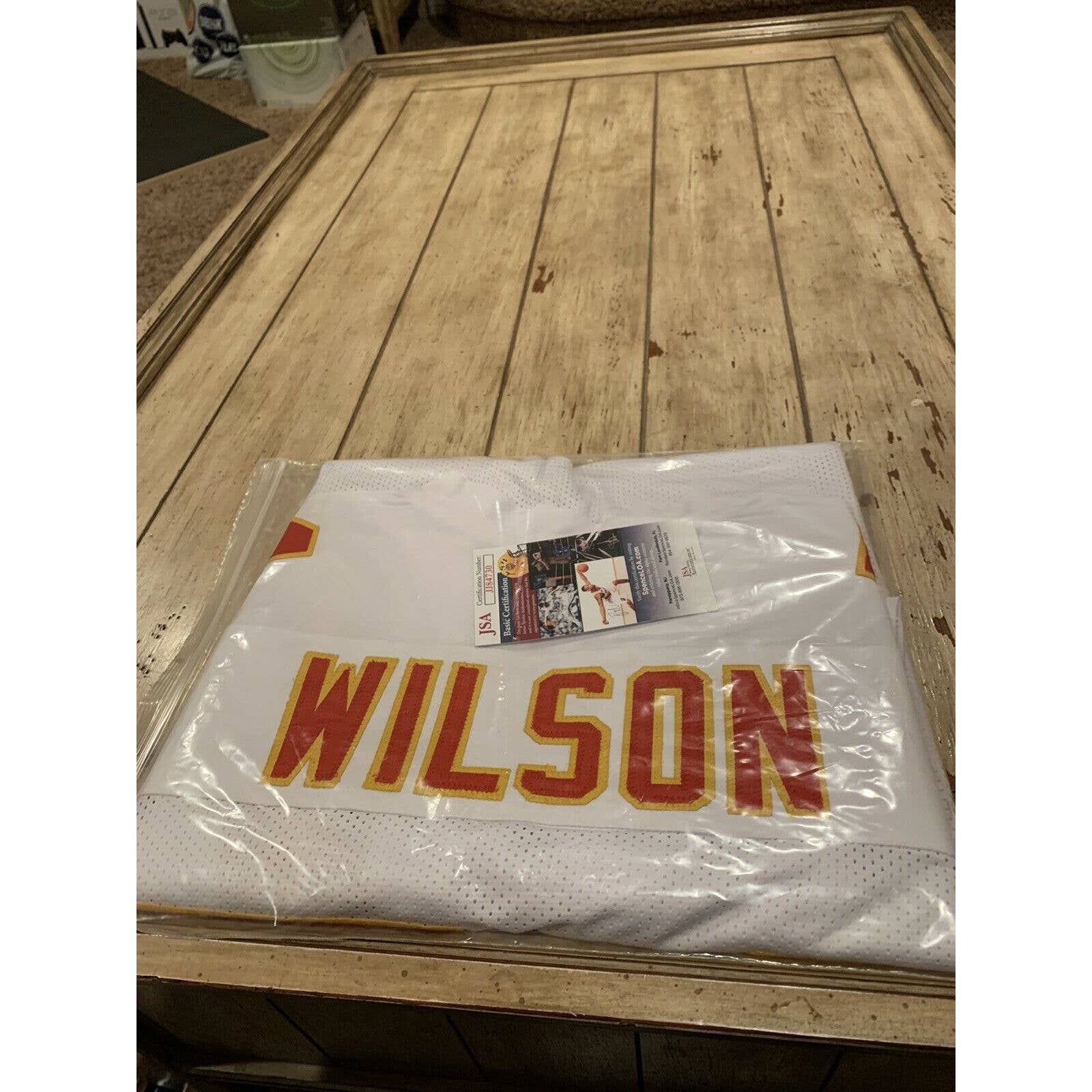 Damien Wilson Autographed/Signed Jersey JSA COA Kansas City Chiefs - TreasuresEvolved