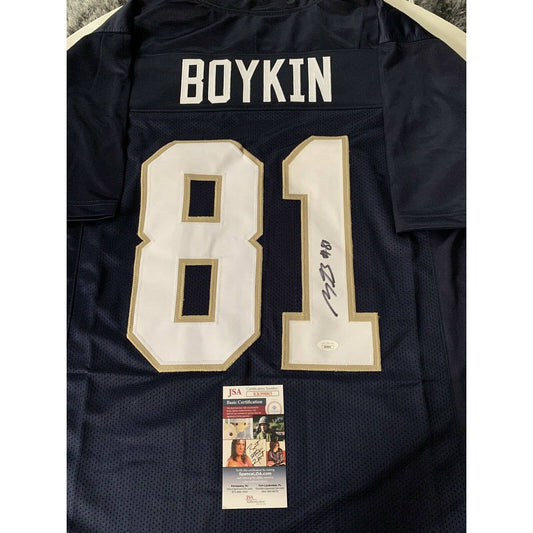 Miles Boykin Autographed/Signed Jersey JSA COA Notre Dame Fighting Irish - TreasuresEvolved