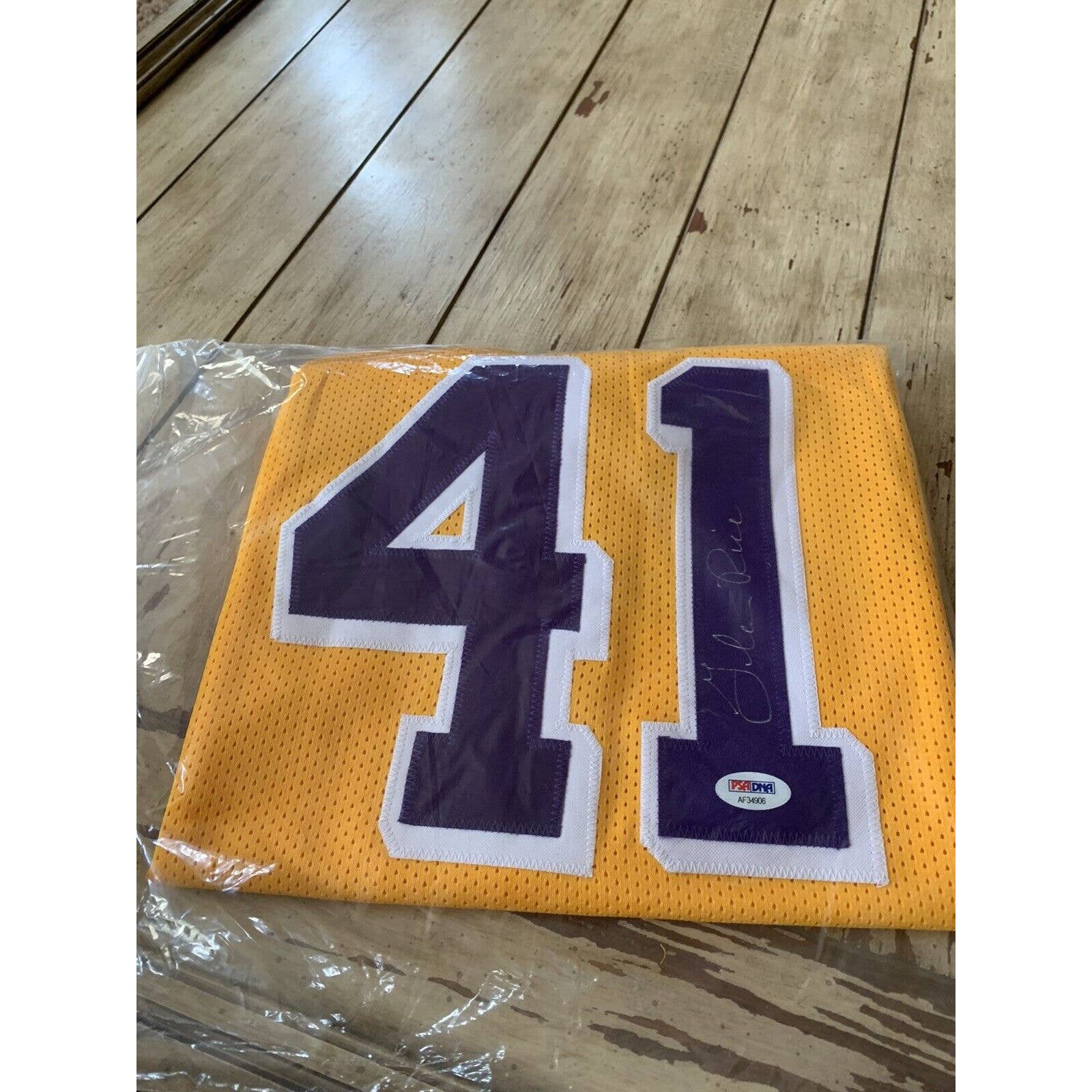 Glen Rice Autographed/Signed Jersey PSA/DNA COA Los Angeles Lakers LA - TreasuresEvolved