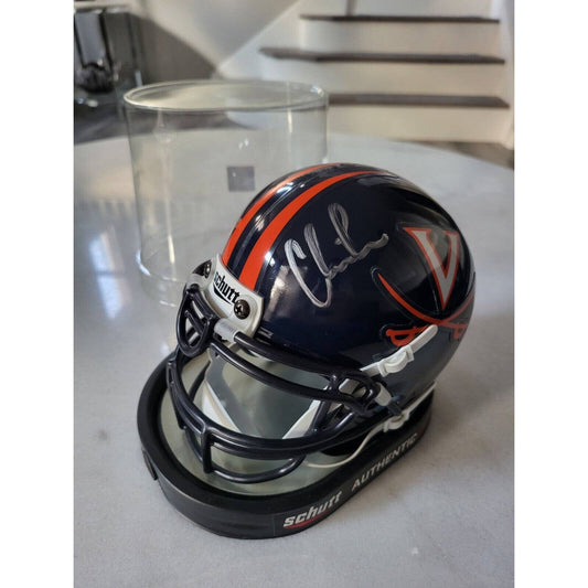 Chris Long Autographed/Signed Mini Helmet Virginia - TreasuresEvolved